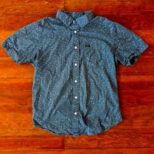 RVCA Short Sleeve Button Down Short